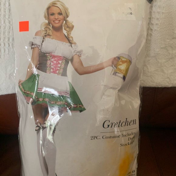 Leg Avenue Green and White Costume - Picture 2 of 3